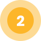 Two Number on a Yellow Color Background