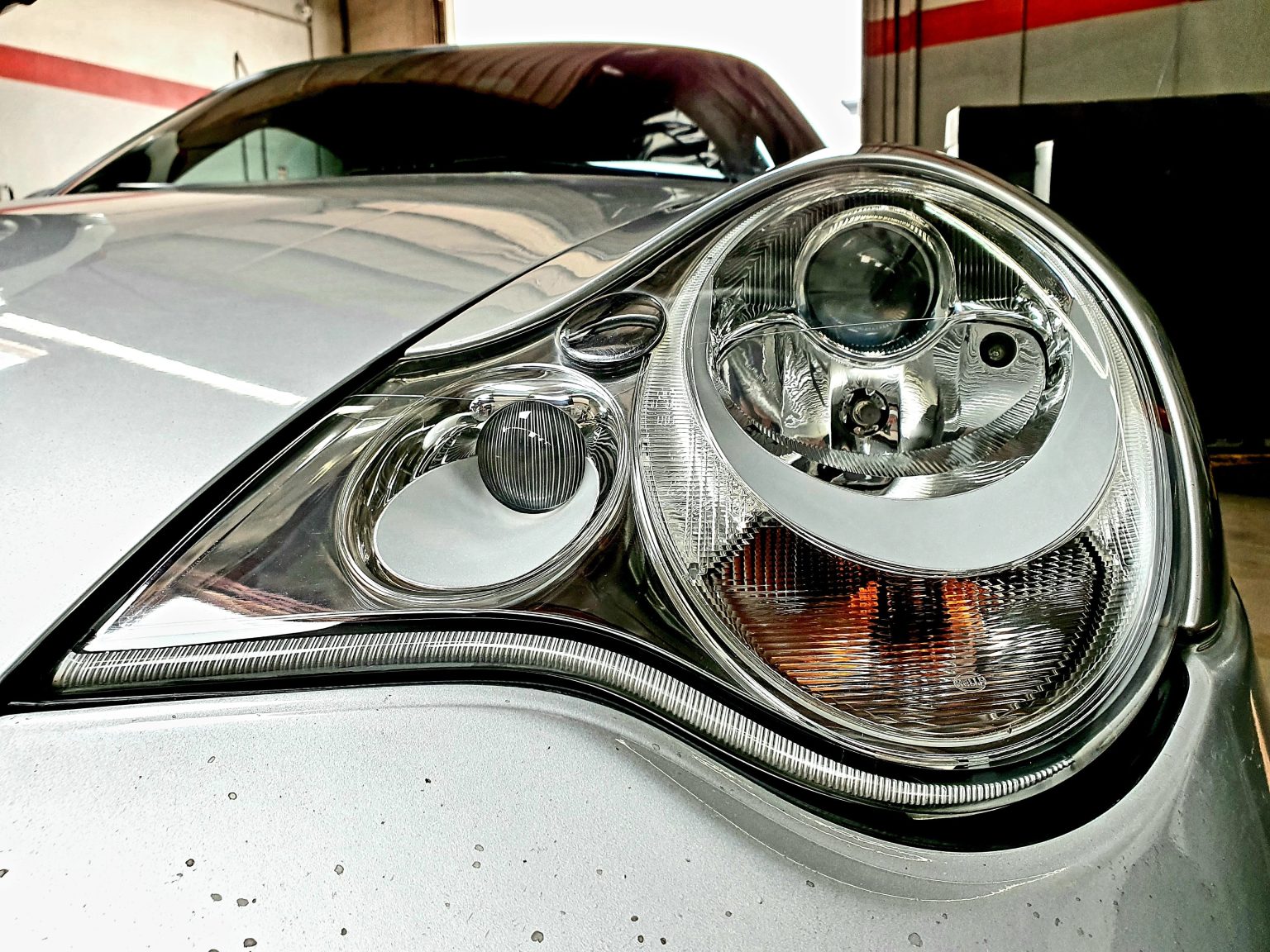Brand New Headlights Fitted to a Car