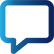 A Mail Icon in Blue on a Transparent Background